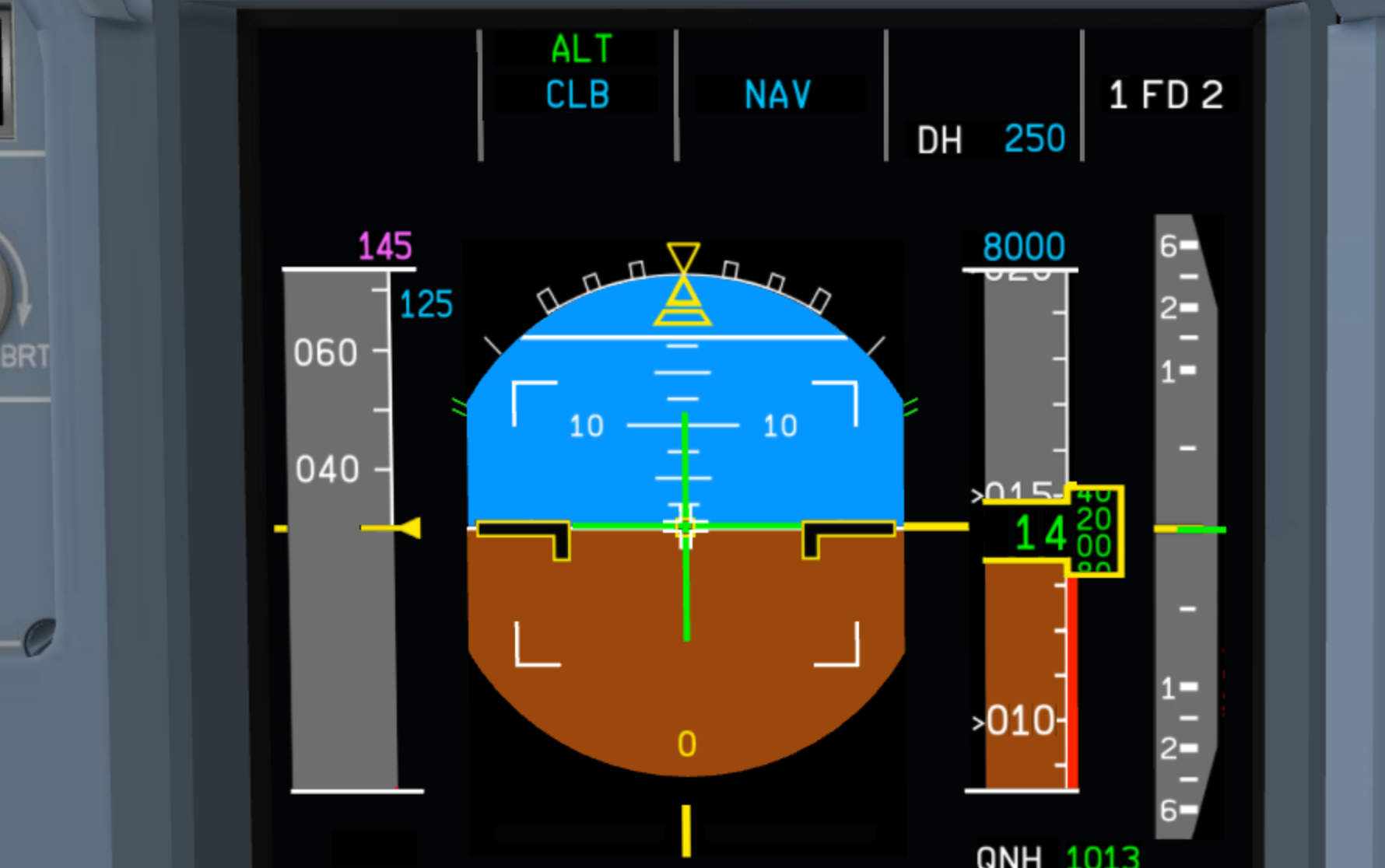 Airbus A320 Primary Flight Display
